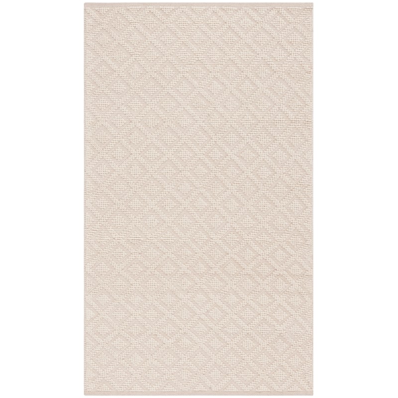 SAFAVIEH Handmade Vermont Cansu Wool Rug - 2'3" x 4' - Ivory - Rectangle