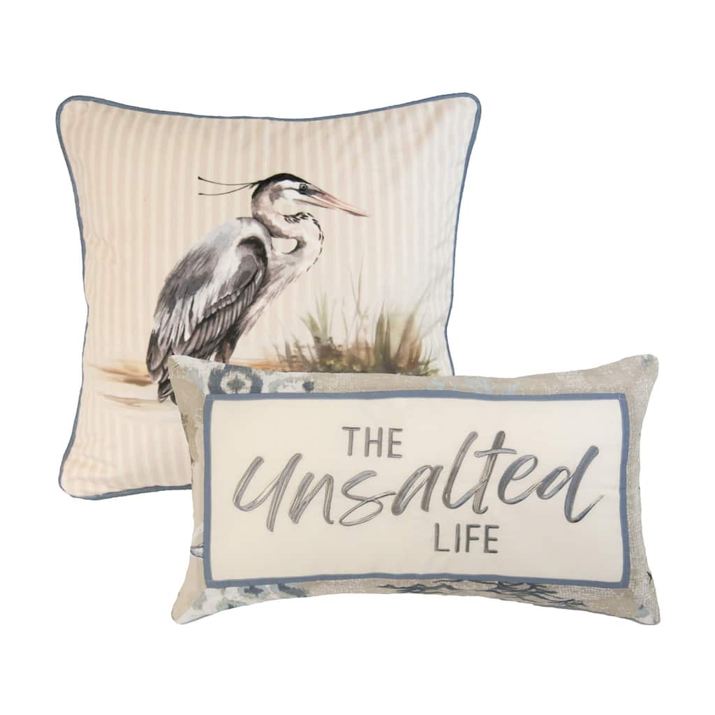 Donna Sharp Seascape 2PC Polyester Decor Pillow Set