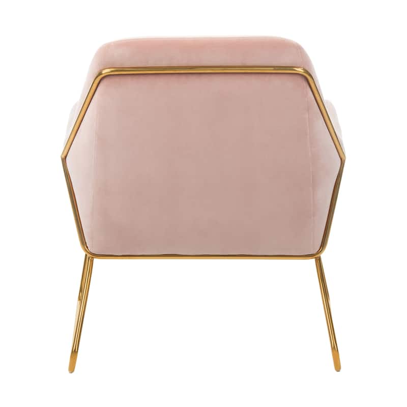 SAFAVIEH Home Misty Metal Frame Accent Chair - 30"W x 35"D x 33"H