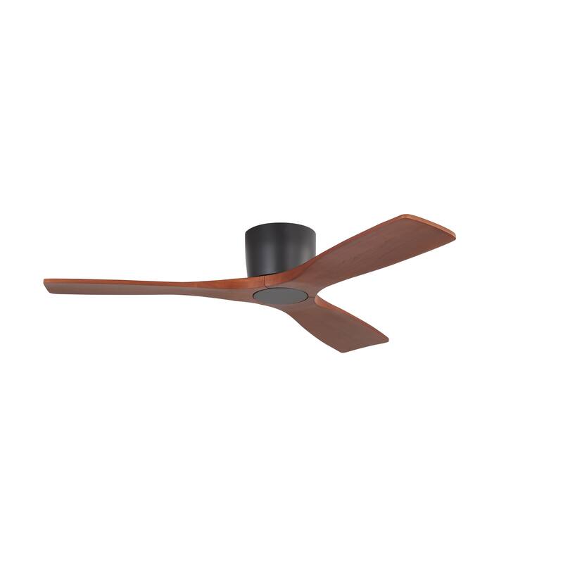 48Inch 3Blade Dc Motor Indoor Flush Mount Ceiling Fan With Remote