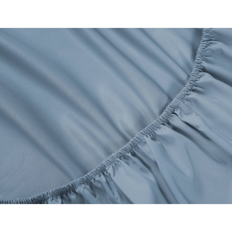 Nautica Cotton Blend Solid Fitted Sheet Bed Bath & Beyond 35524871