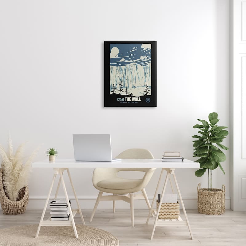 Stupell Winter Has Come Fantasy Landscape Stretched Canvas Wall Art, Design by Matheus Lopes Castro