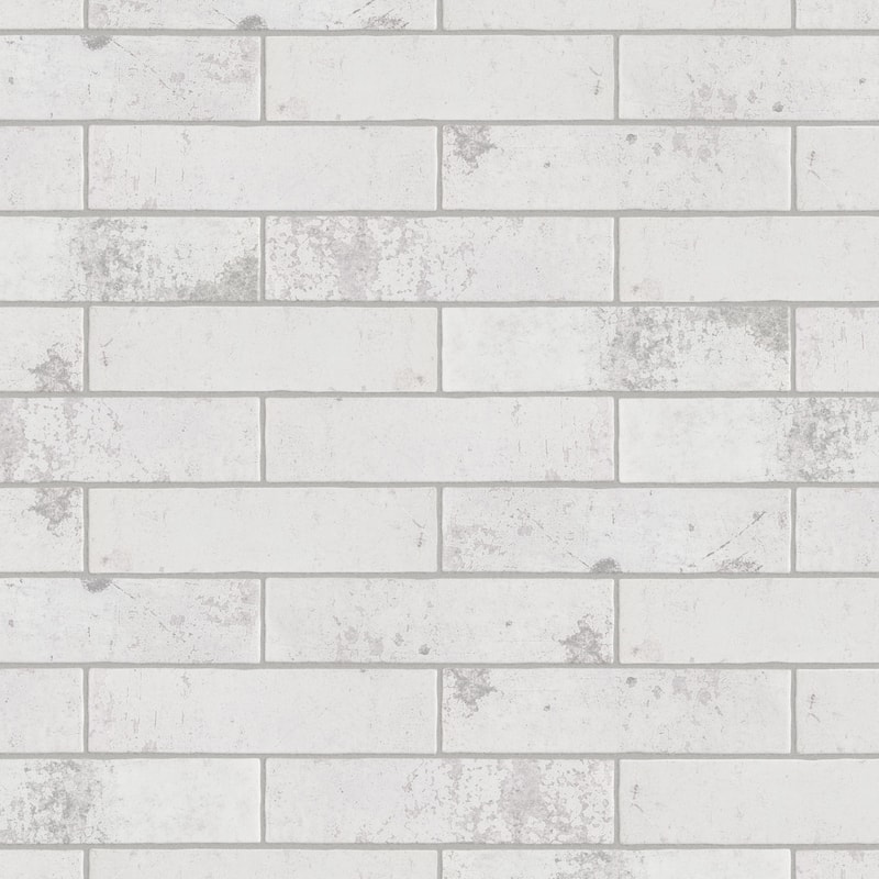 Merola Tile London White Glossy 3" x 12" Ceramic Wall Tile