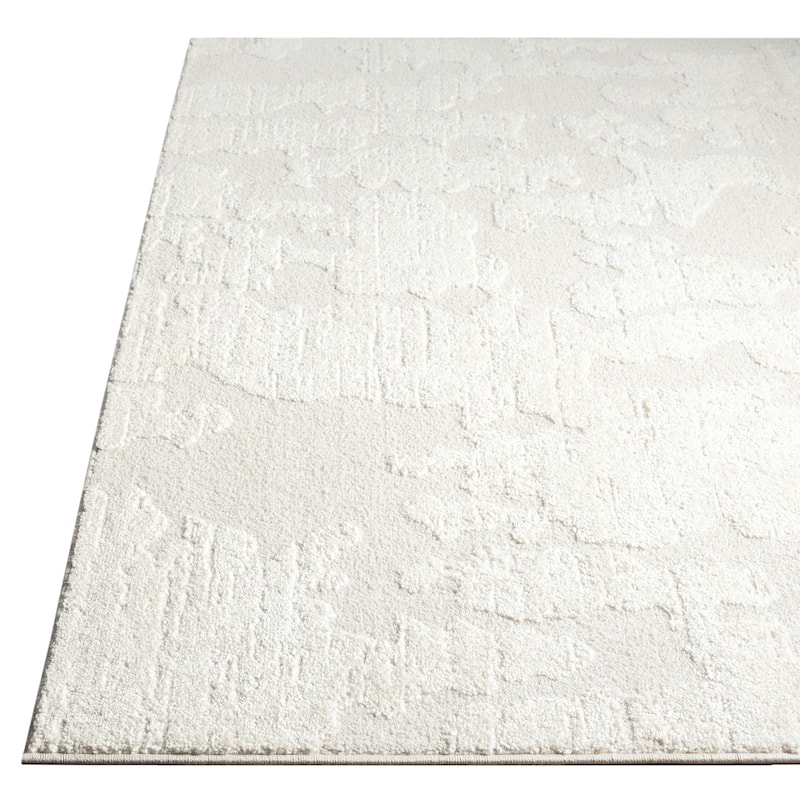 Abani Rugs Nomad Collection NOM100A Abstract Cream Area Rug