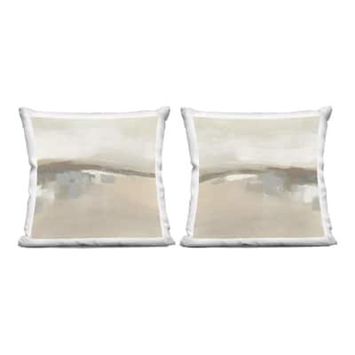 Stupell Earthy Landscape Impressions Decorative Printed Throw Pillow Design by June Erica Vess (Set of 2)