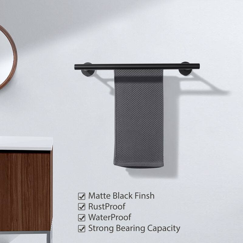 WOWOW Wall Mounted Stainless Steel Double Towel Bar
