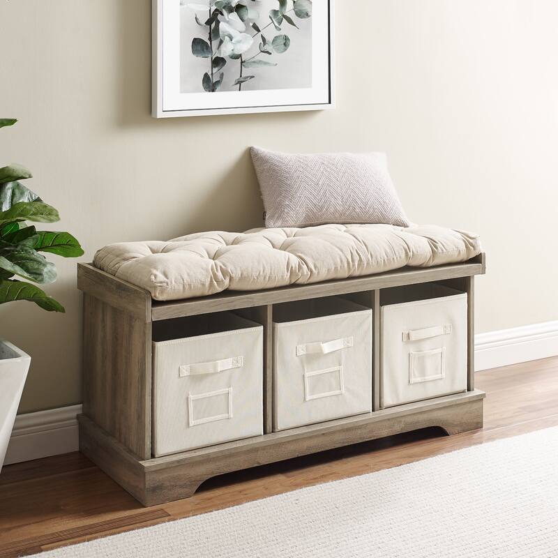 Middlebrook Paradise Hill Storage Bench with Cushion