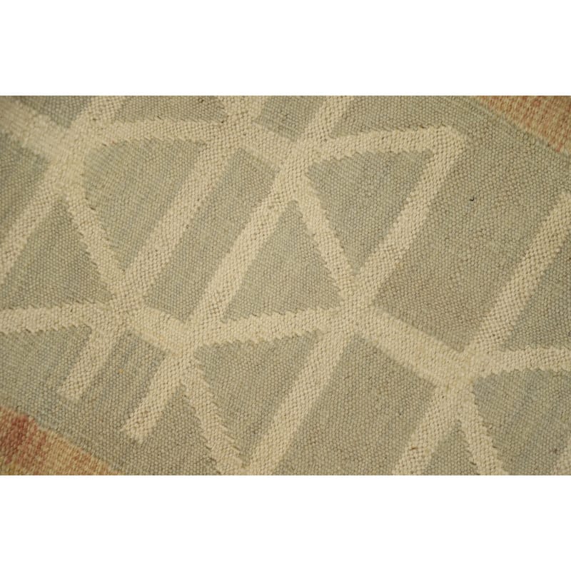 Hand Woven Oriental 100% Wool Carpet Southwestern Tribal Multi-Colored Kilim Area Rug - 4' 11'' X 3' 1''