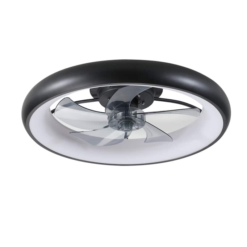 20" Dimmable LED Ceiling Fan 6 Speeds with Light and Remote Control