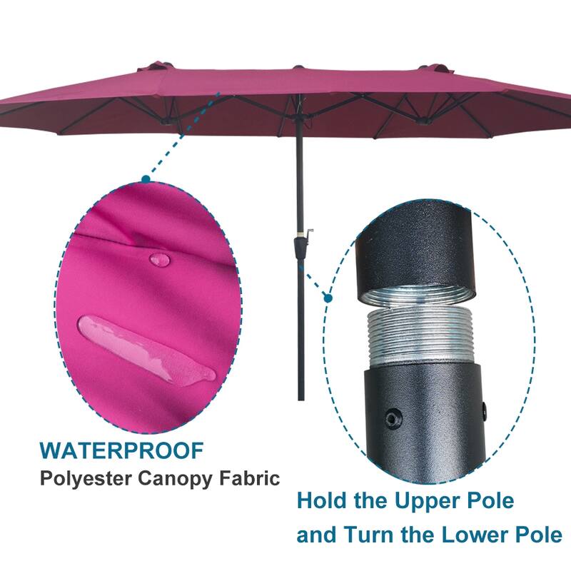 Outdoor Extra Large Waterproof Twin Umbrellas Bed Bath & Beyond 40544368