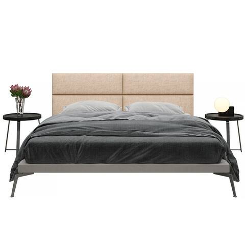 Jaxx Panelist Modern Padded Headboard - Set of 4 Wall Mounted Panels