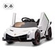 preview thumbnail 1 of 4,  Battery Powered Electric Car for Kids, White