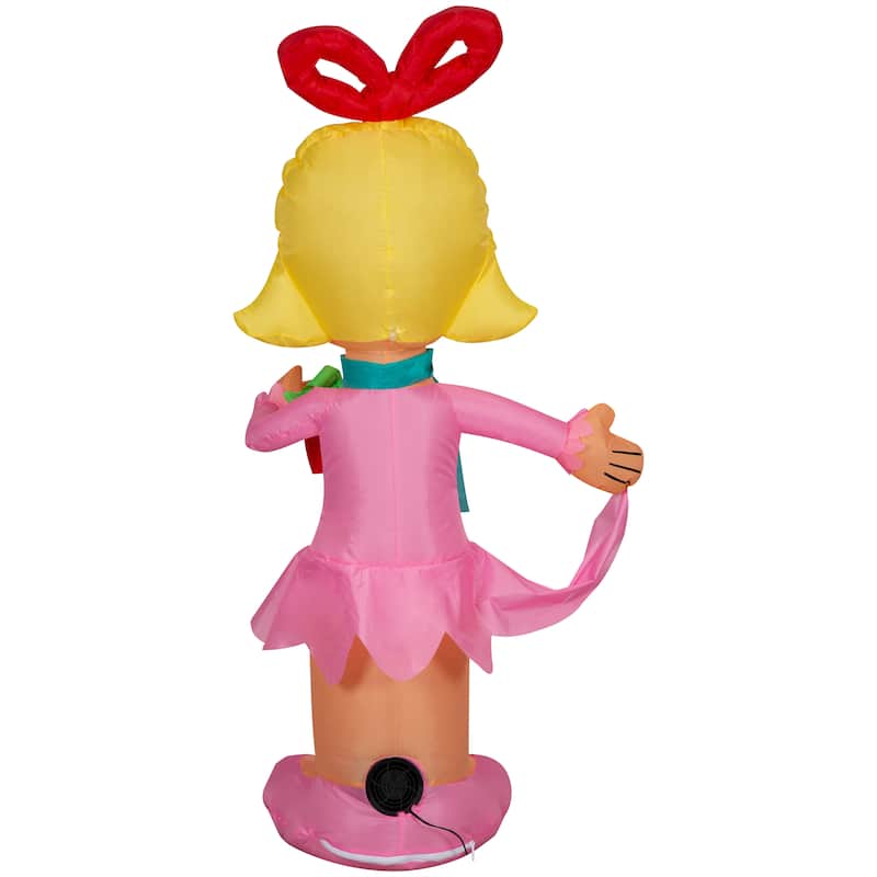 Gemmy Christmas Inflatable Cindy Lou Who, 4 ft Tall
