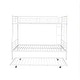 preview thumbnail 46 of 46, 2 In 1 Full XL Over Queen Metal Bunk Bed With Trundle,Save Space