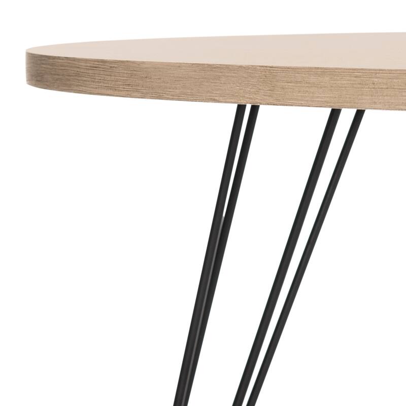 SAFAVIEH Carolann Mid-Century Light Grey / Black Coffee Table - 38" x 25.6" x 19.6" - 38" x 25.6" x 19.6" - 38Wx26Dx20H