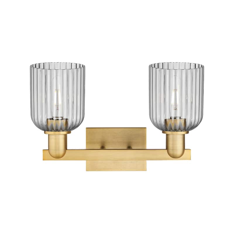 Innovations Lighting Downtown Urban - Bridal Veil - 2 Light 16" Bath Vanity Ligh