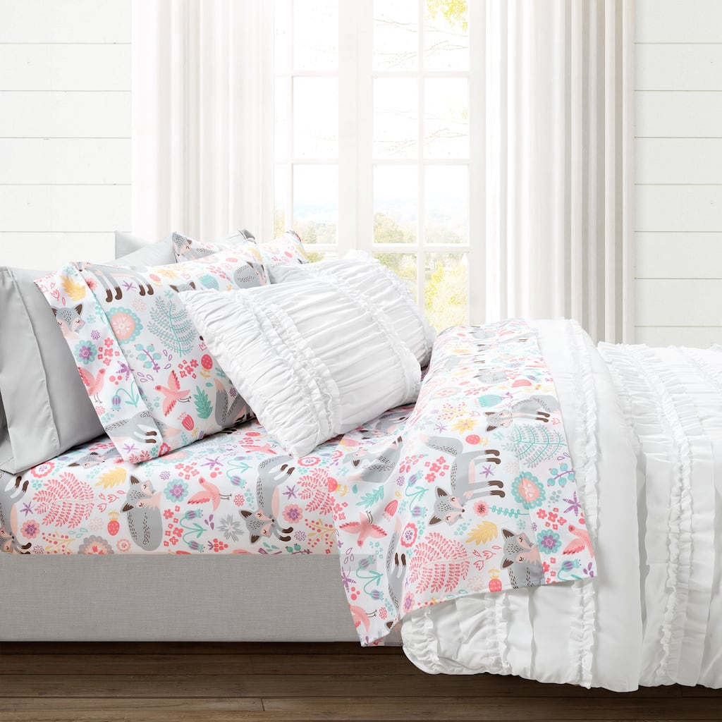 Lush Decor Pixie Fox Soft Sheet Set