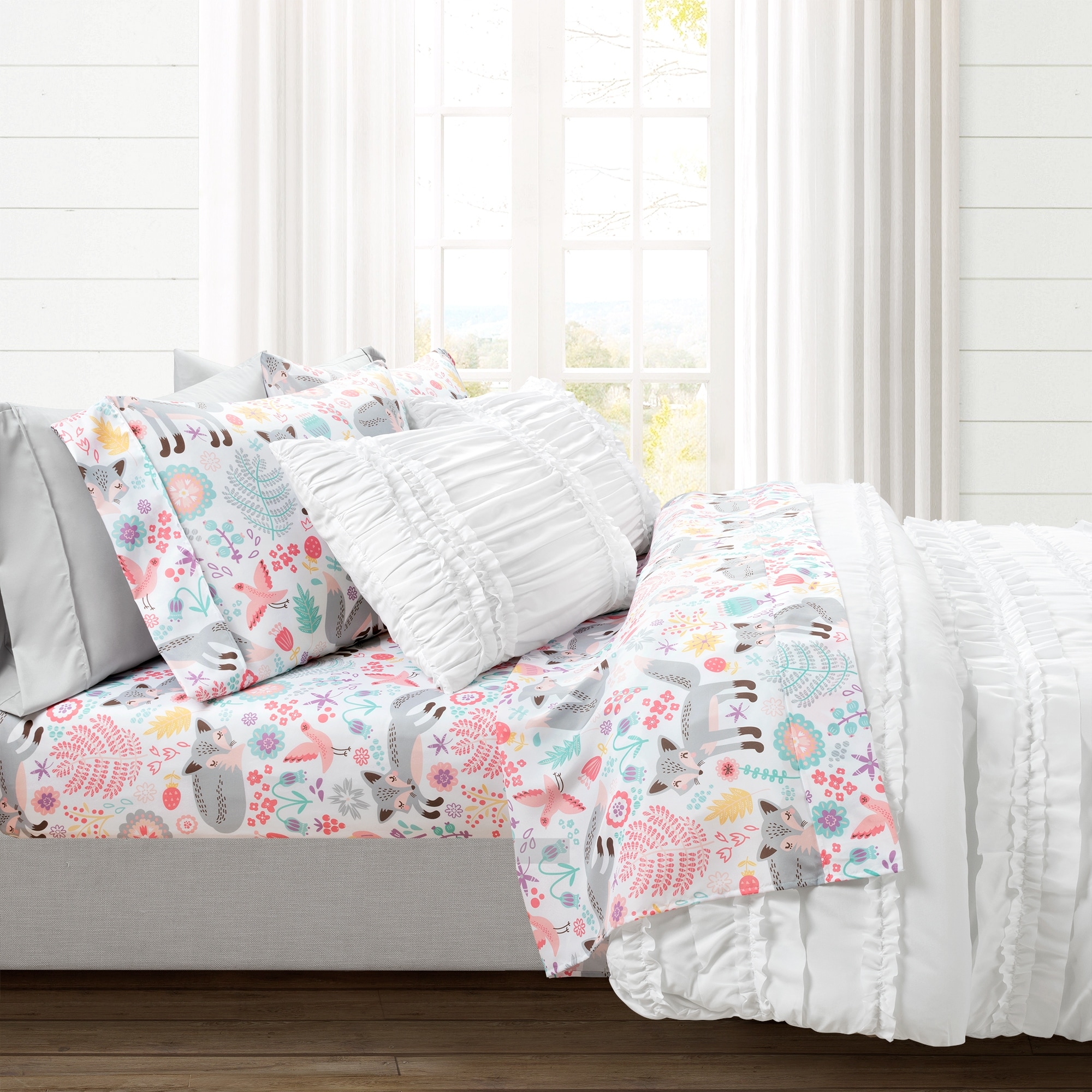 Lush Decor Pixie Fox Soft Sheet Set