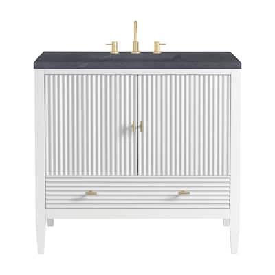 James Martin Vanities 485-V36-3CSP Myrrin 36" Single Basin Wood Vanity