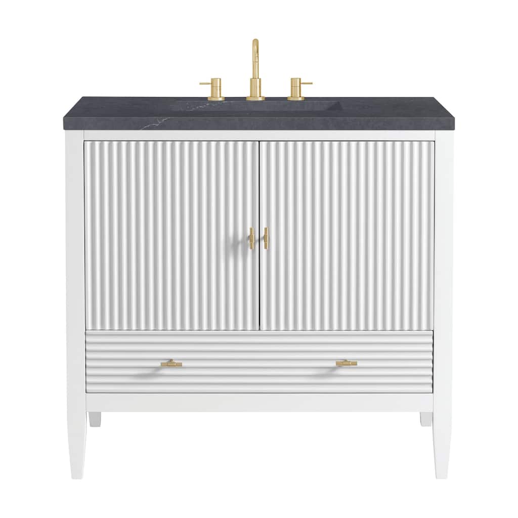 James Martin Vanities 485-V36-3CSP Myrrin 36" Single Basin Wood Vanity