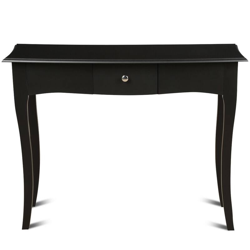 Gymax Wooden Console Table Hallway Entryway Side Sofa Accent Storage - 40''X 14''X 31.5''