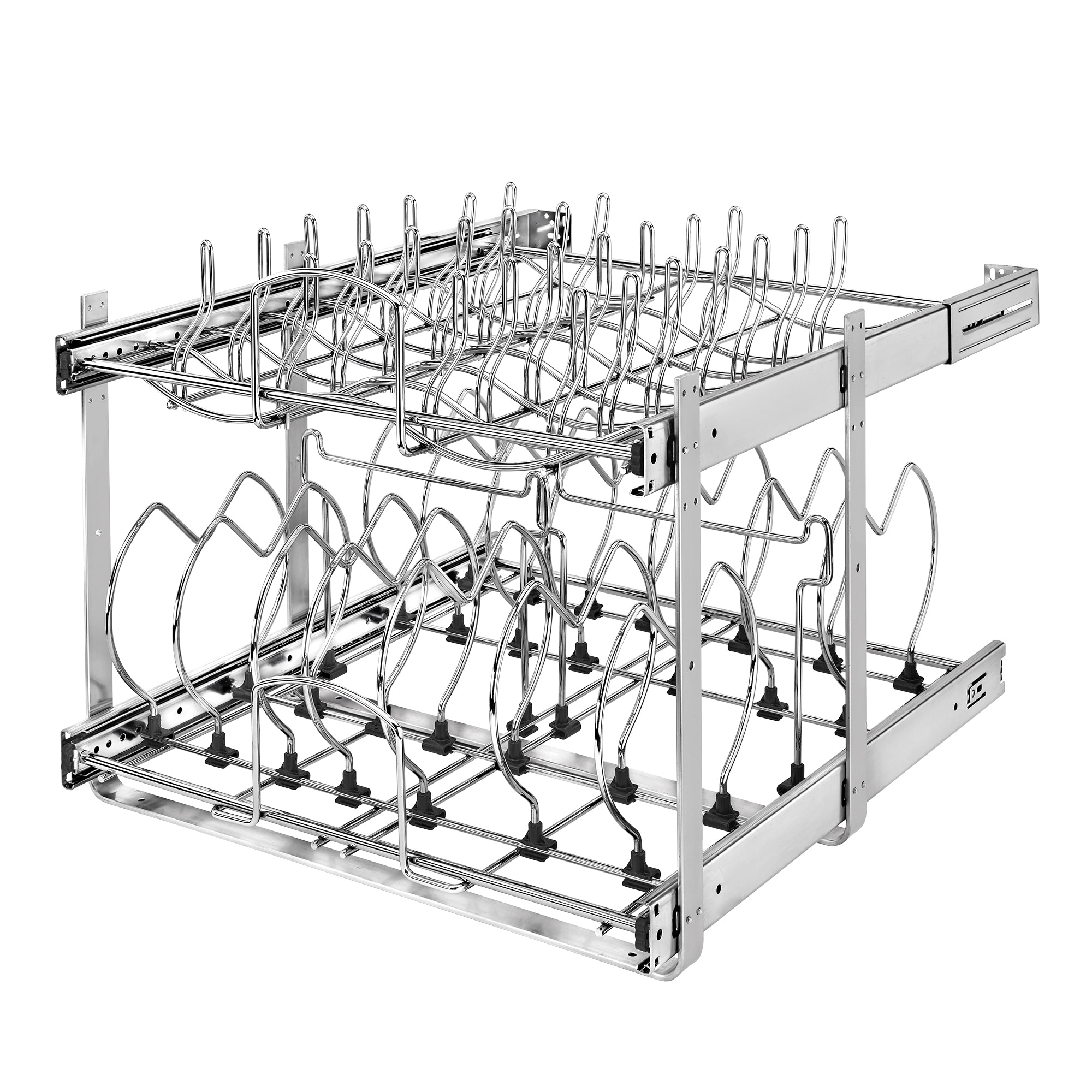 Y-Rack™ 2-tier Dish Rack - Gray
