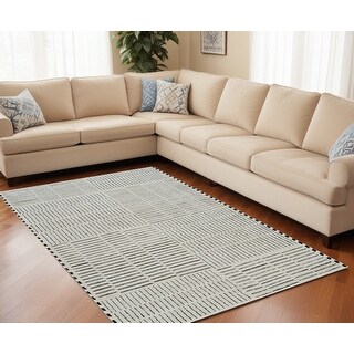 Modern Style Rectangle Rug with Abstract Pattern - 5' X 8' - Bed Bath ...