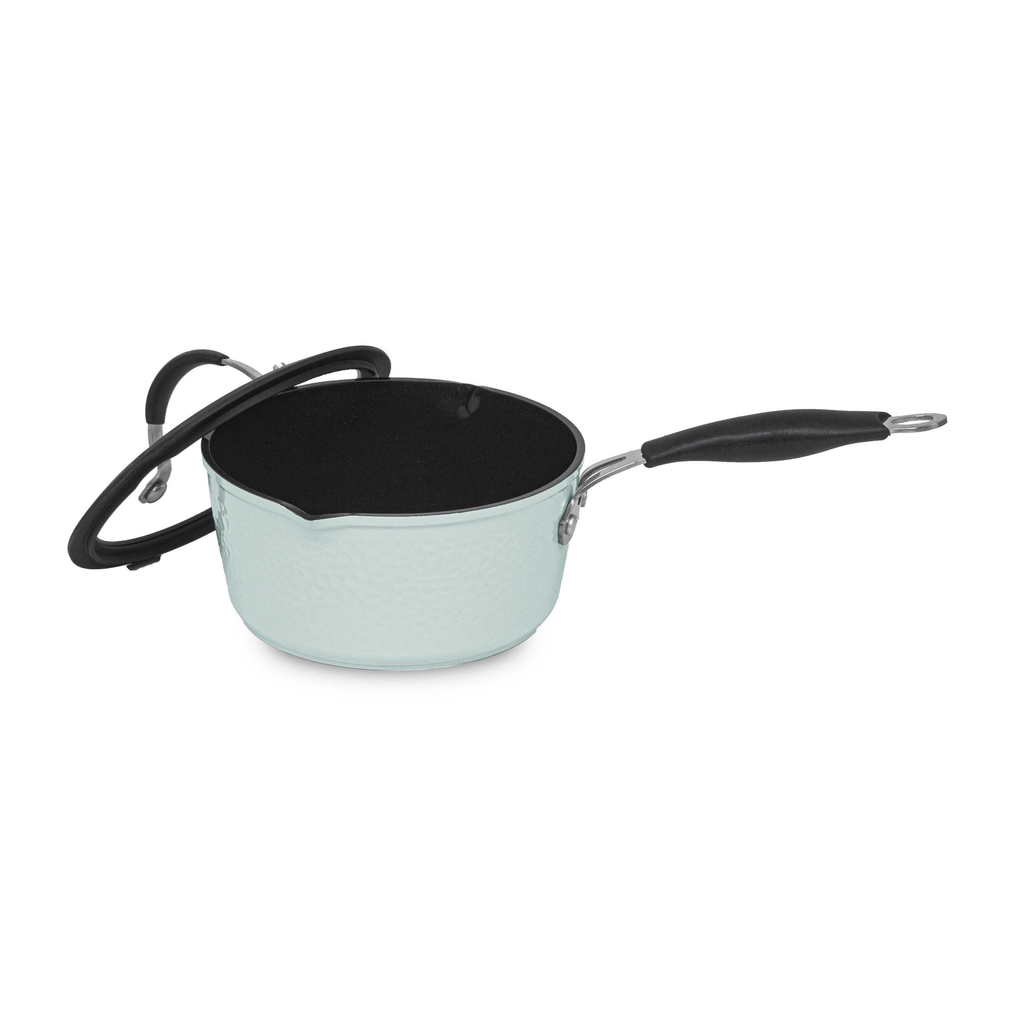 Paula Deen DFCW12SG 14 Piece Hammered Aluminum Forged Cookware Set