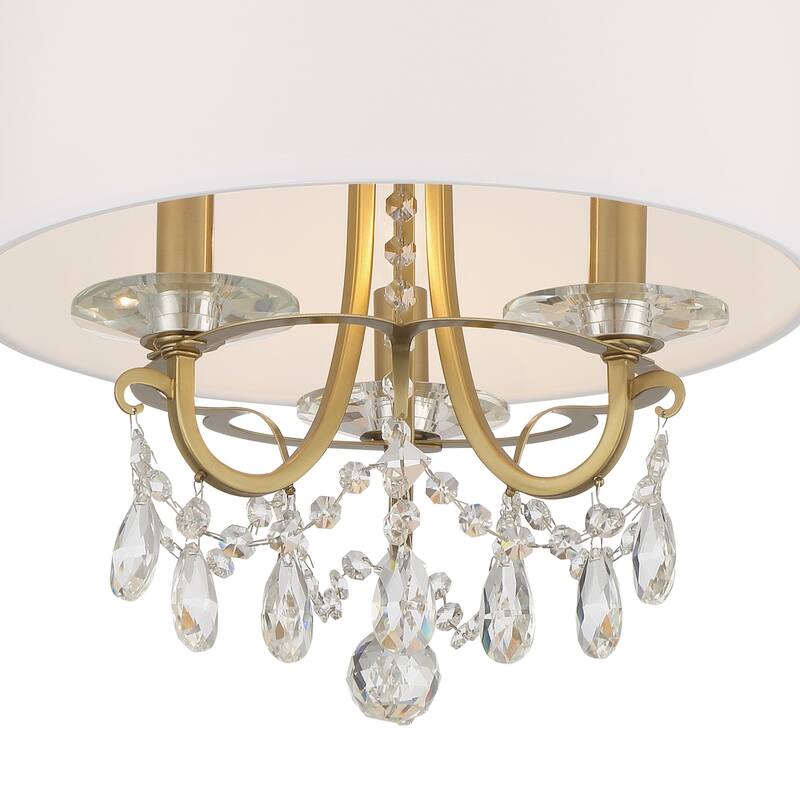 Crystorama Lighting Group Othello 3 Light 15" Wide Swarovski Spectra
