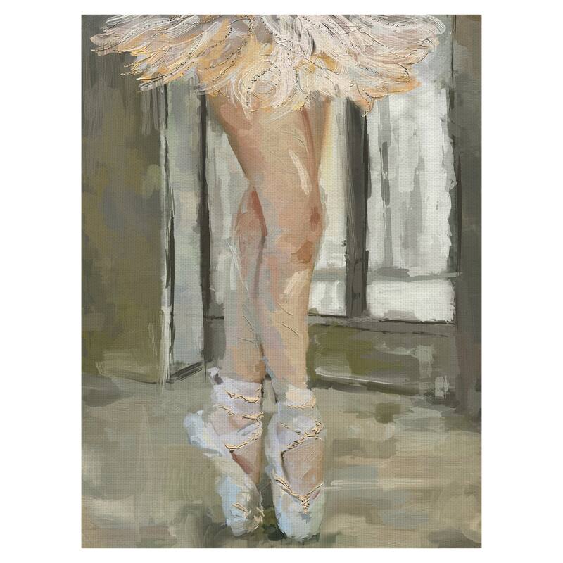 En Pointe Canvas Art Print