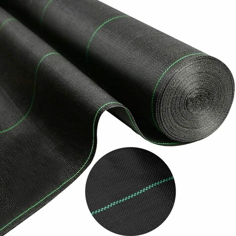 Agfabric 5x300ft Heavy-Duty Landscape Weed Barrier Woven UV Treated Ground Cover