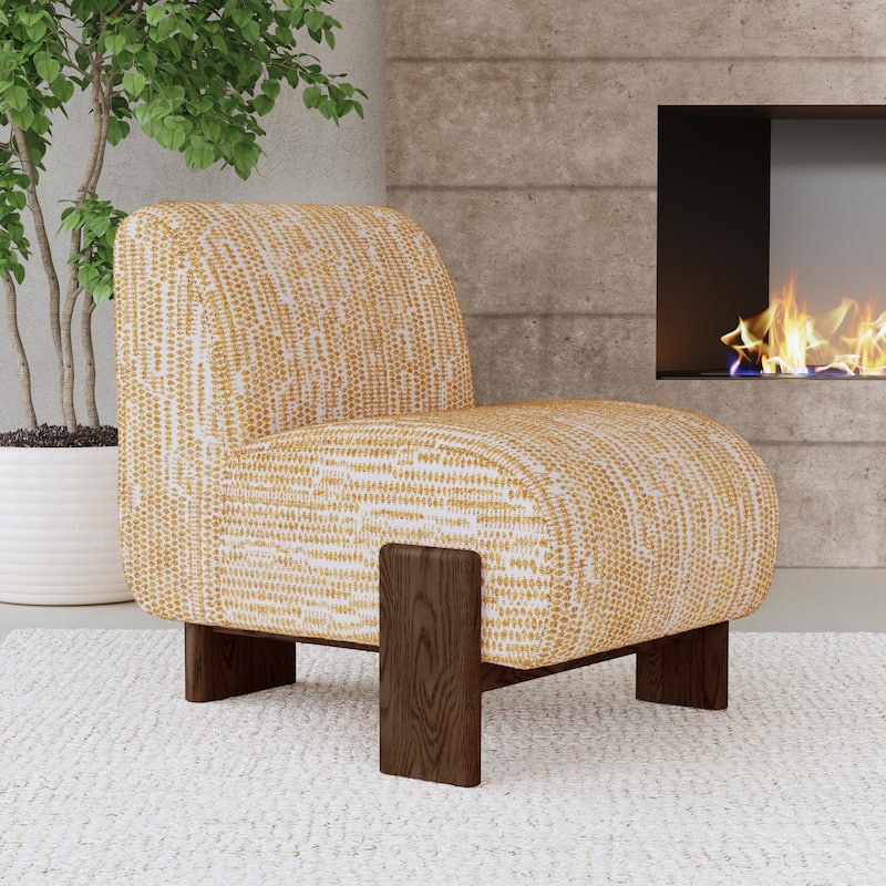 Classic Home Chelsea Accent Chair - Gold Pattern