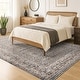 preview thumbnail 13 of 26, World Rug Gallery Vintage Border Stone Gray Indoor High-Low Area Rug