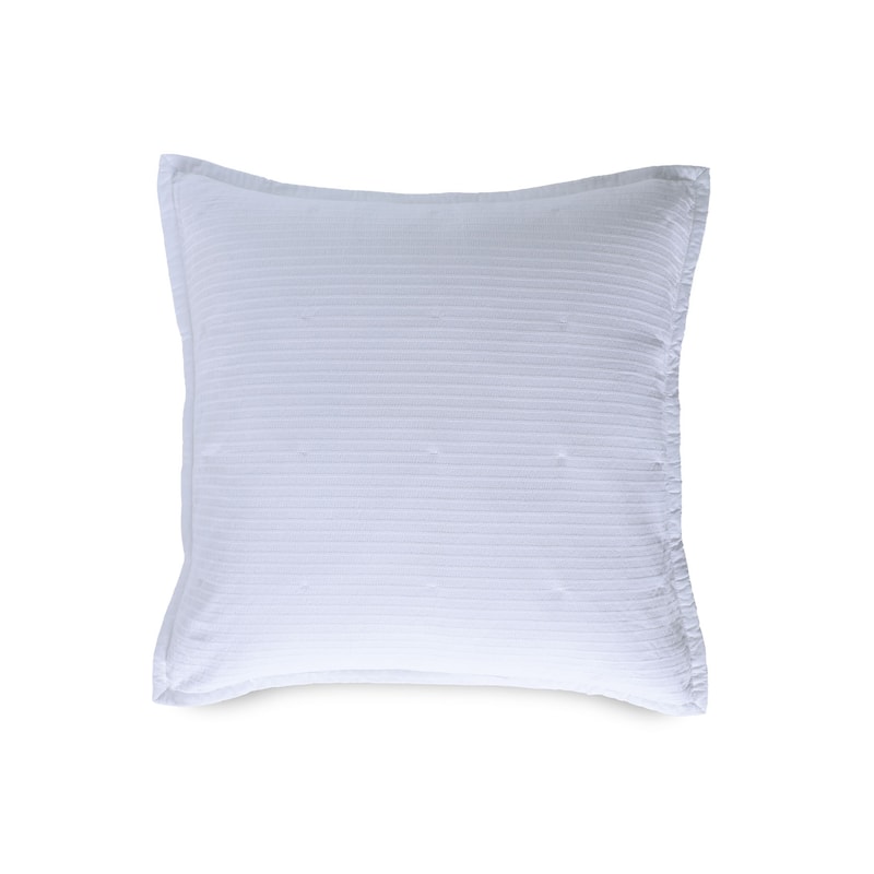 Southern Tide Ocean Isle Euro White Sham - Euro - White