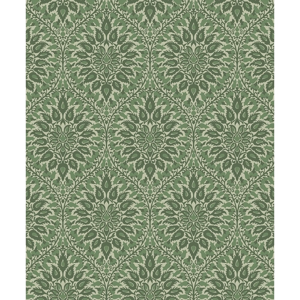 Seabrook Designs Luna Ogee Nonwoven Unpasted Wallpaper