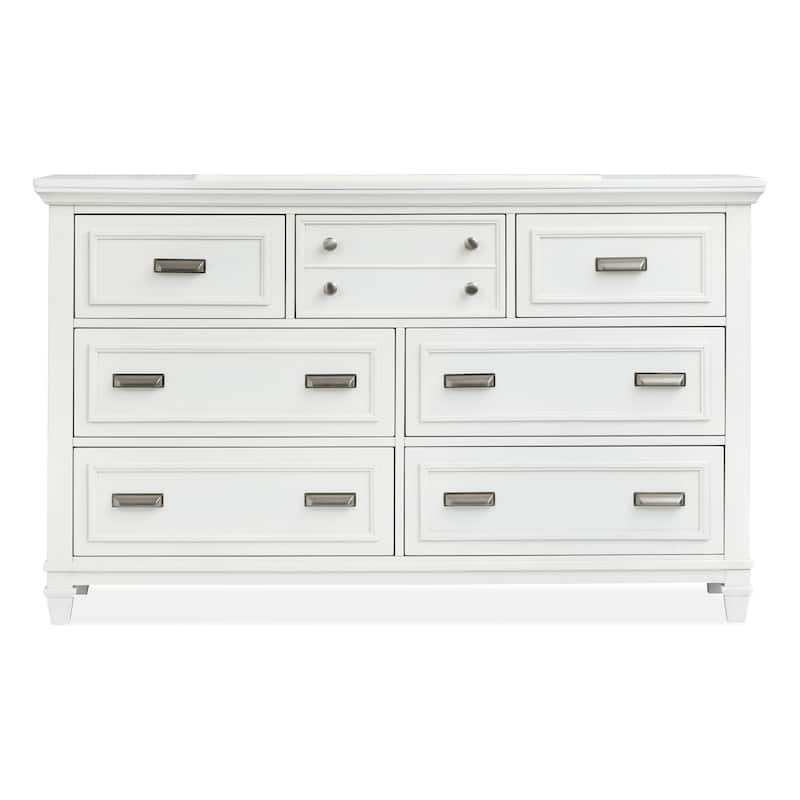 Magnussen Home Charleston White Dove Drawer Dresser - 7-drawer