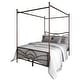 preview thumbnail 4 of 32, Clayfell Denver Metal Canopy Bed