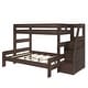 preview thumbnail 28 of 26, Max and Lily Modern Farmhouse Twin XL Over Queen Bunk Bed With Staircase