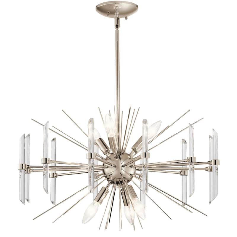 Kichler Eris 6 Light 23-1/2" Wide Sputnik Chandelier - Polished Nickel