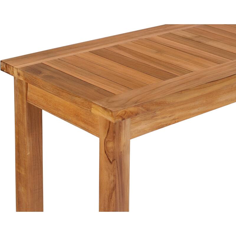 Chic Teak Santa Monica Outdoor Teak Wood Serving Table