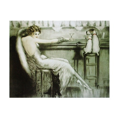 ''Le Cocktail'' by Louis Icart Vintage Advertising Art Print (16 x 20 in.)