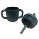 preview thumbnail 6 of 9, Skogsbarn Silicone Bear Toddler Cup with handles and straw