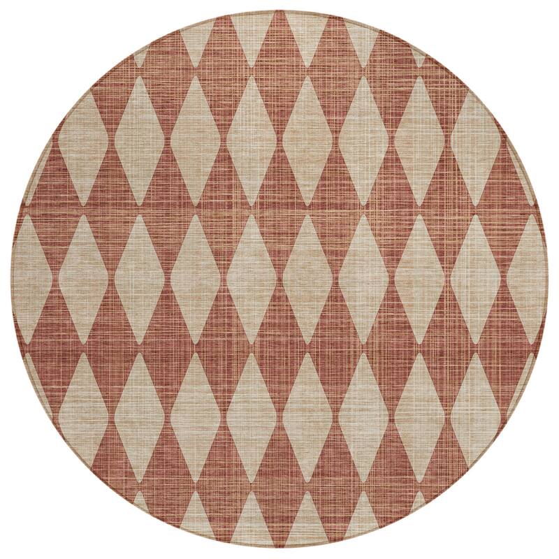 HomeRoots Geometric Transitional Rectangle Outdoor Rug