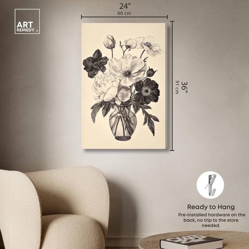 Antique Aria Canvas by Art Remedy, Gallery Wrapped