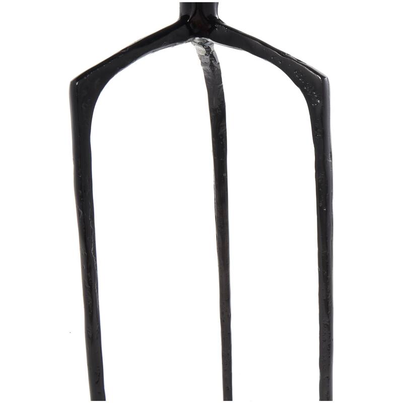 Silver, Gold or Gray Aluminum Metal Slim Textured Geometric Accent Table