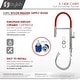 preview thumbnail 31 of 32, STYLISH Stainless Steel Single Handle Pull Out Dual Mode Kitchen Sink Faucet