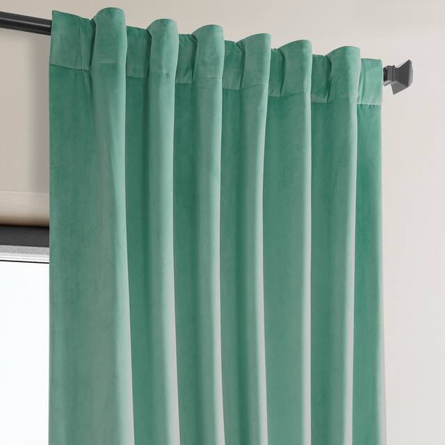 Exclusive Fabrics Heritage Plush Velvet Curtain (1 Panel)