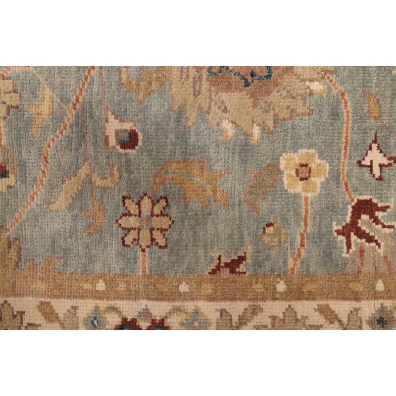 ECARPETGALLERY Hand-knotted Jules Serapi Light Blue Wool Rug - 3'1 x 5'2