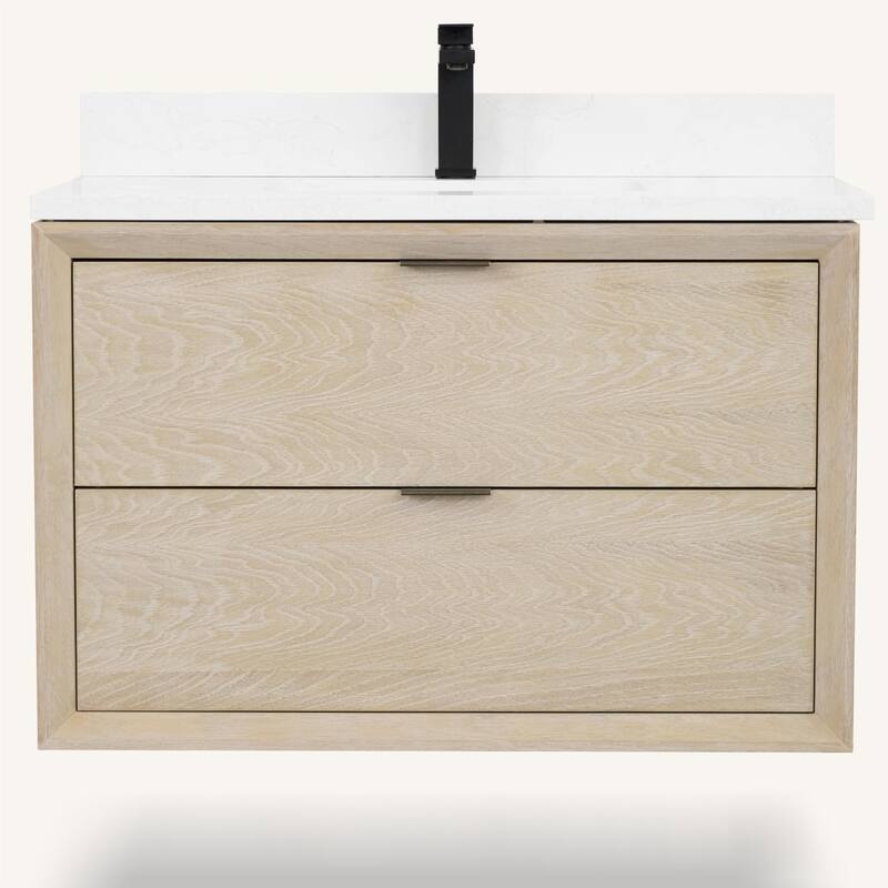 Legion Furniture WH25 Solid Wood Contemporary Bathroom Vanity with 1" thick Artificial top
