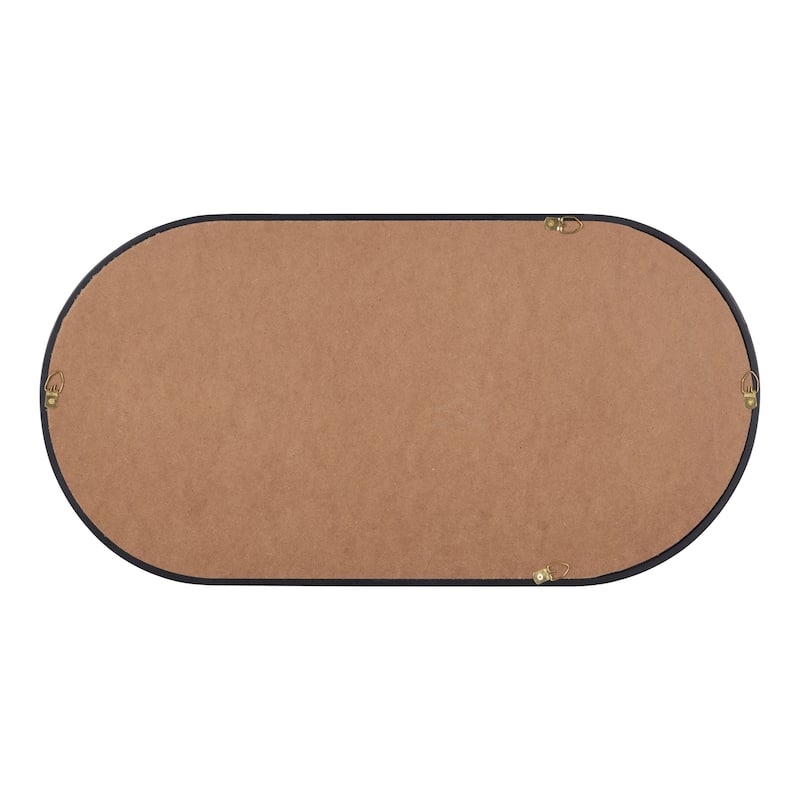 Kate and Laurel Travis Capsule Oval Framed Wall Mirror
